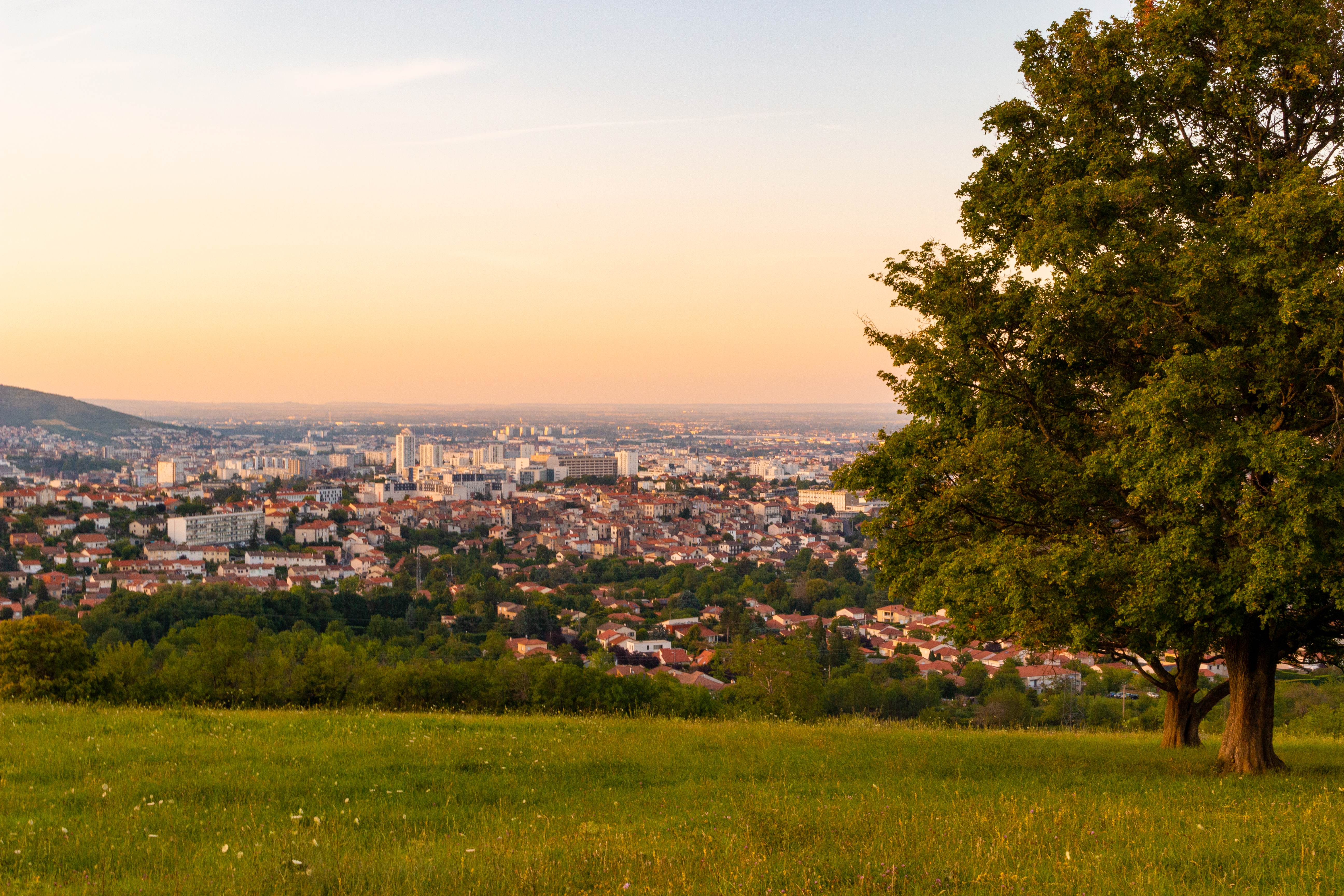 Vue sur Beaumont et Clermont